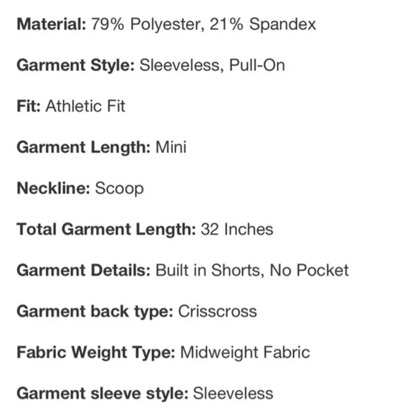 NEW Prince Tennis Pickleball Cross-Back Pleated Dress Navy Blue L - Picture 7 of 9